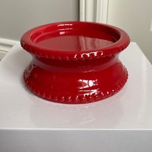 Gold Canyon - Red Knobbed Pedestal, Ceramic